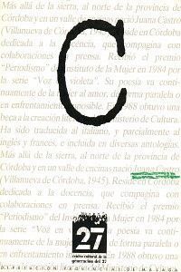 <strong2><i>Juana Castro</i></strong2>, Generación del 27, col. Diversos 29, Málaga 2007.